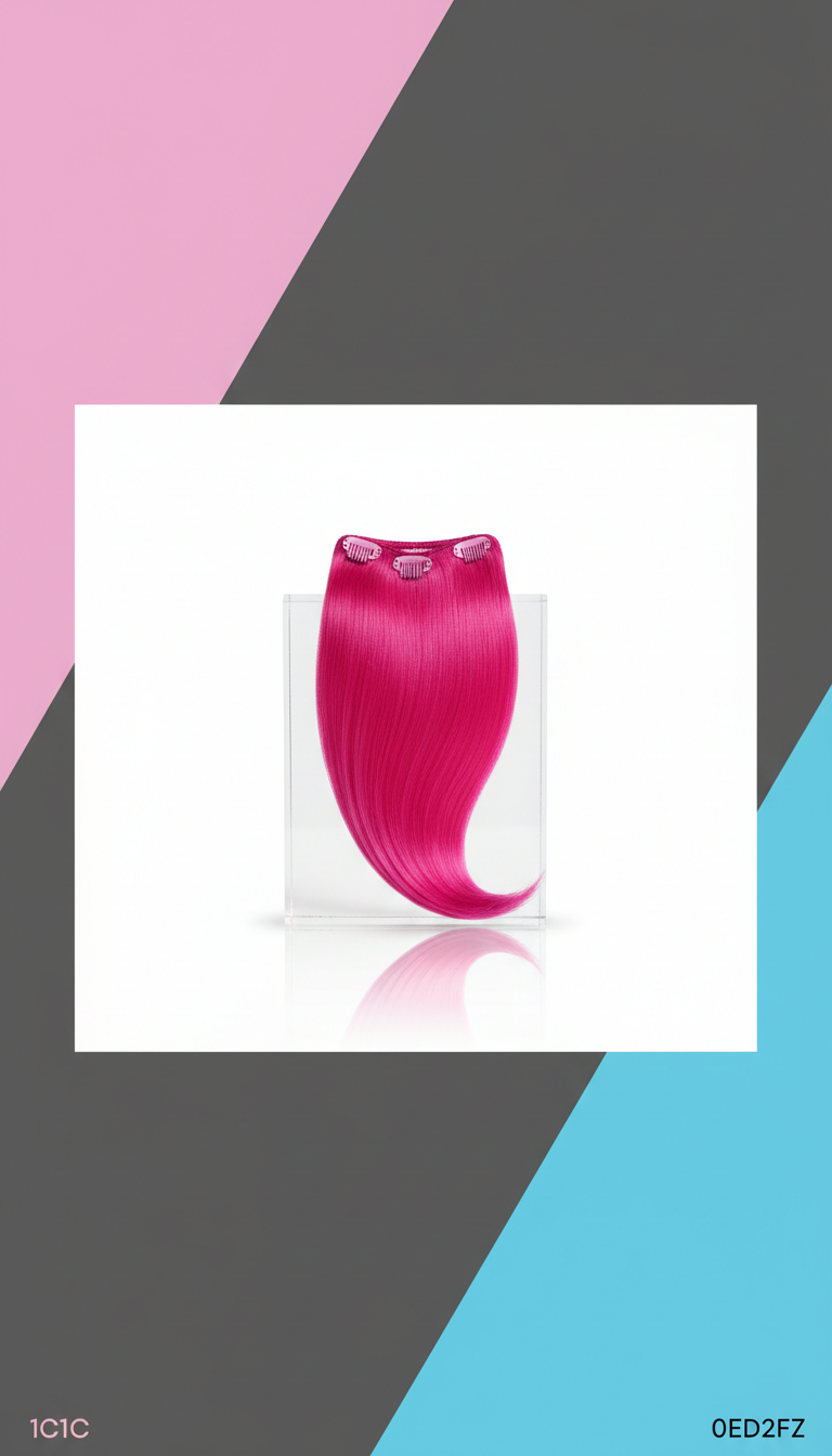 Electric Fuchsia Clip-In Extensions