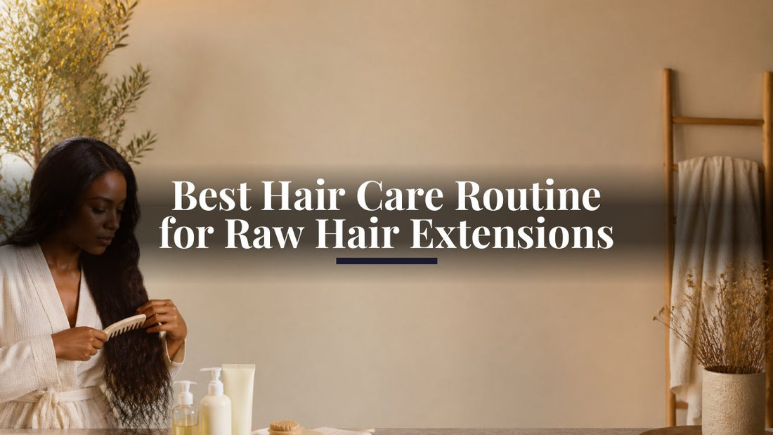 Best Hair Care Routine for Raw Hair Extensions