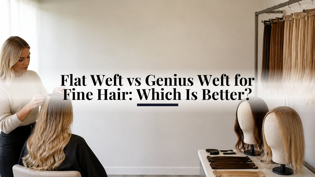 Flat Weft vs Genius Weft for Fine Hair: Which Is Better?