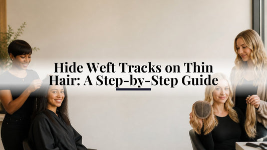 Hide Weft Tracks on Thin Hair: A Step-by-Step Guide
