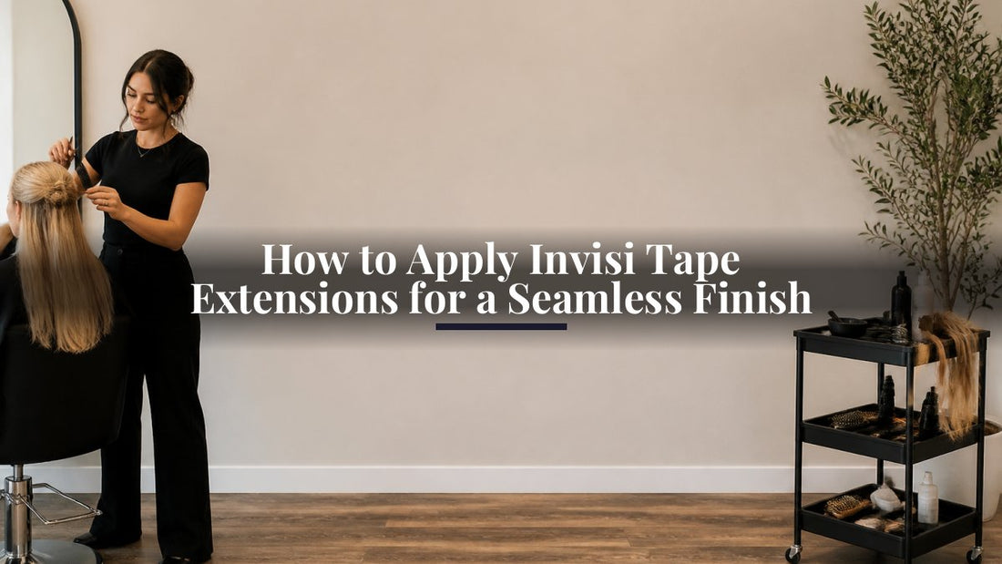 How to Apply Invisi Tape Extensions for a Seamless Finish
