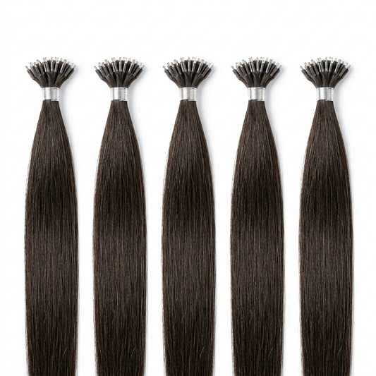 Premium Ethical Virgin Nano Hair - Single Donor | 12-24 Month Lifespan | 100% Cuticle Intact - 50g