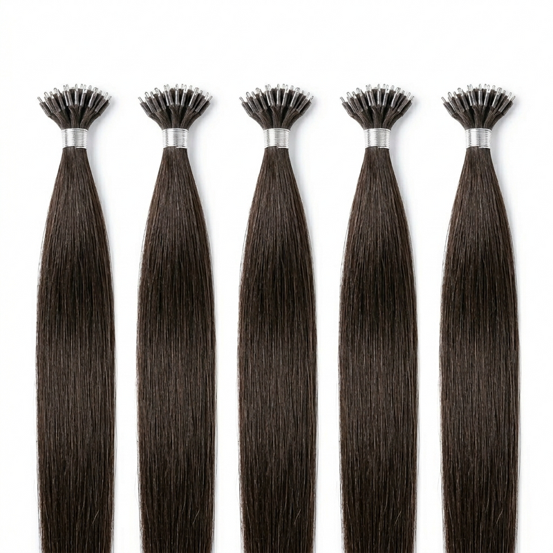 Premium Ethical Virgin Nano Hair - Single Donor | 12-24 Month Lifespan | 100% Cuticle Intact - 50g