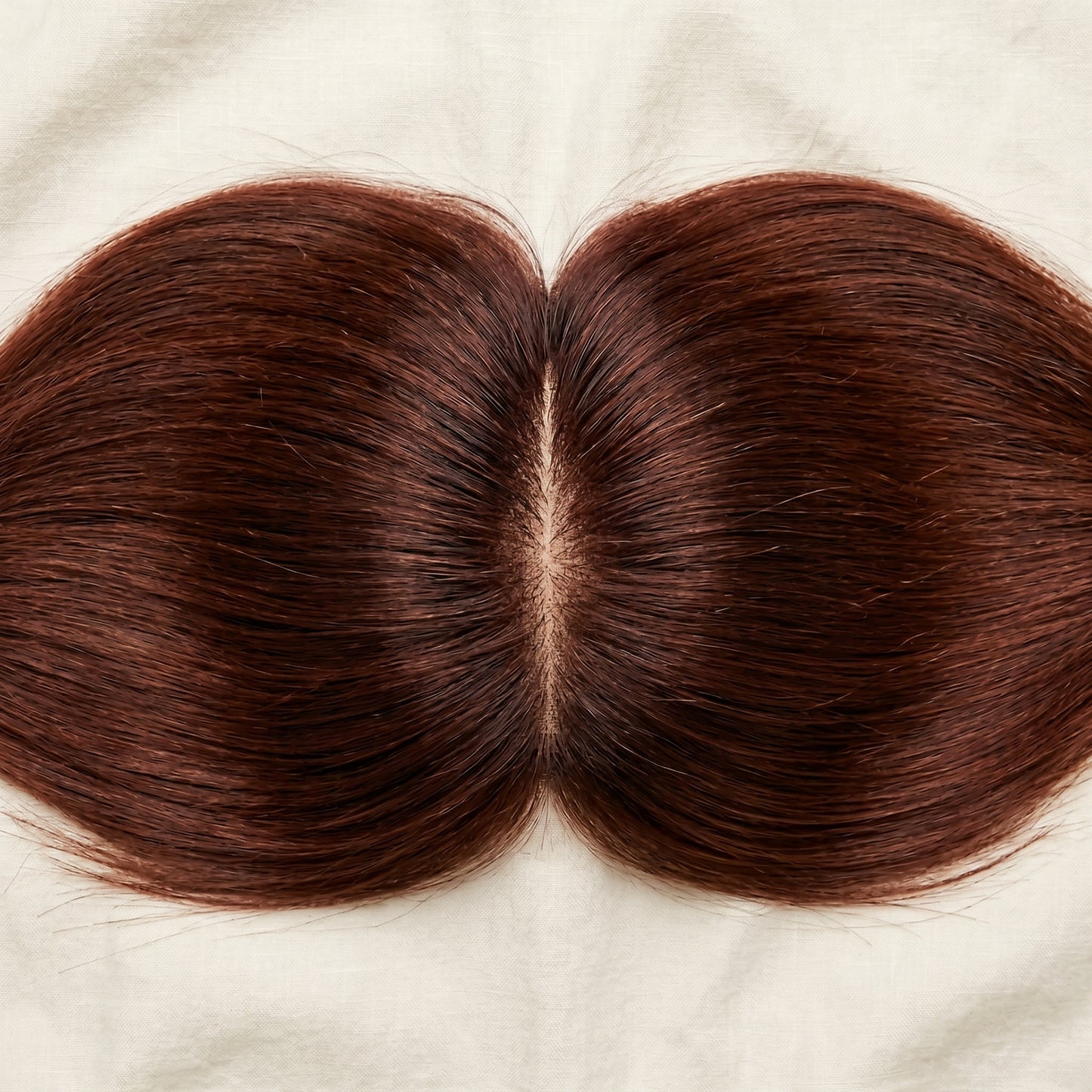 QOGH Hair Topper Solid Colour #34 top view parting