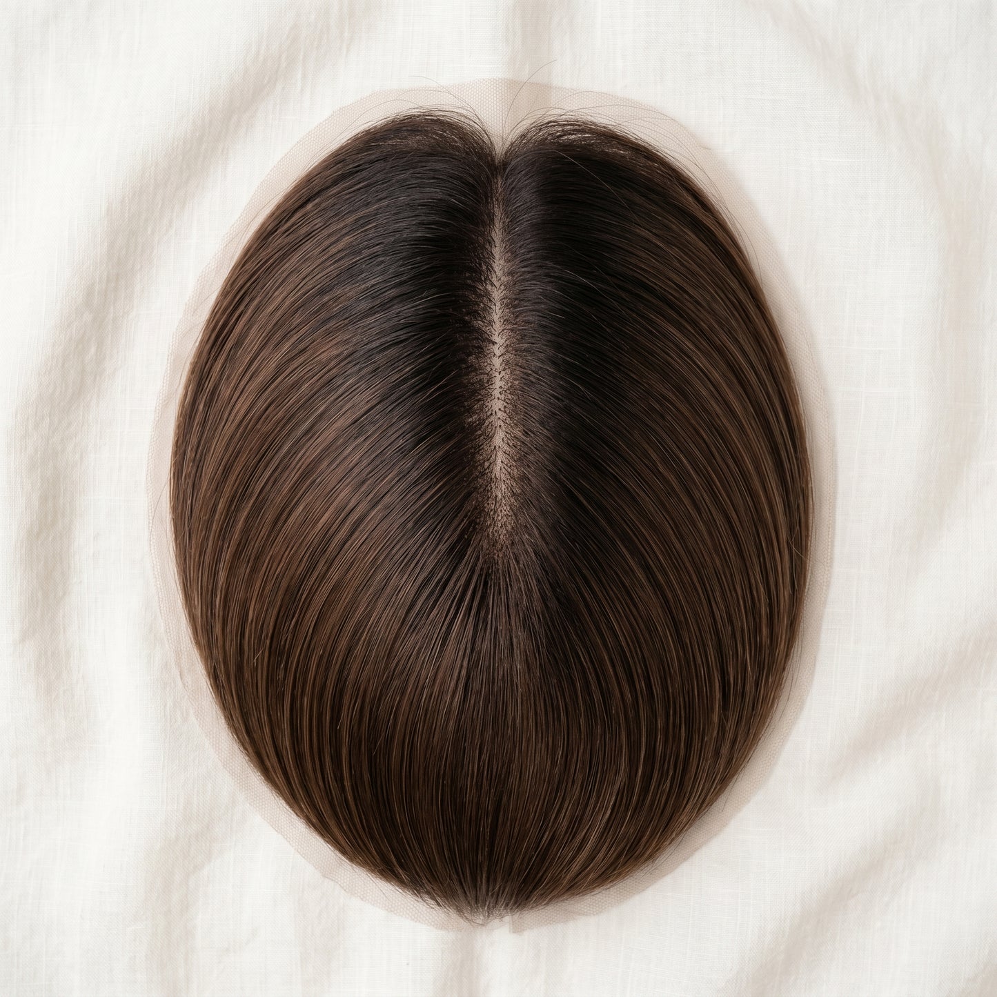 QOGH Hair Topper Balayage #P2/6 top view parting